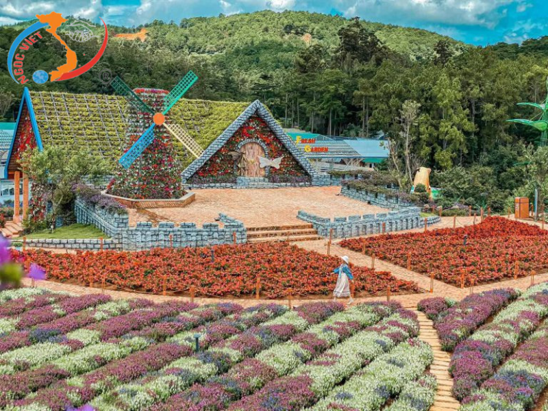 TOUR ĐÀ LẠT, TẾT BÍNH NGỌ - GIAO LƯU CỒNG CHIÊNG - MONGO LAND – KDL FRESH GARDEN - SAMTEN HILL