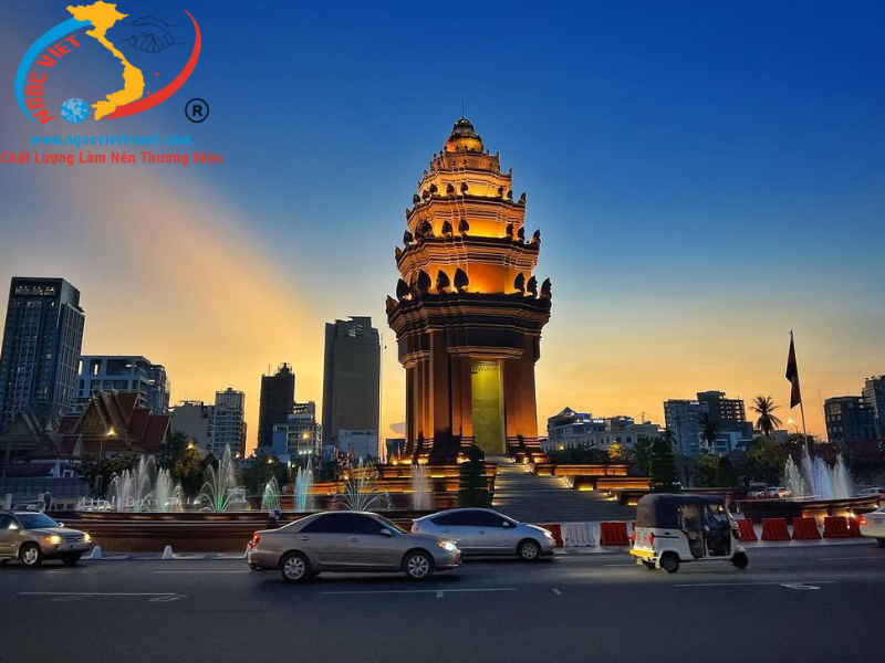 TOUR CAMPUCHIA, SIEM REAP - PHNOM PENH - BIỂN HỒ TONLE SAP - XE LIMOUSINE, KS 4 SAO