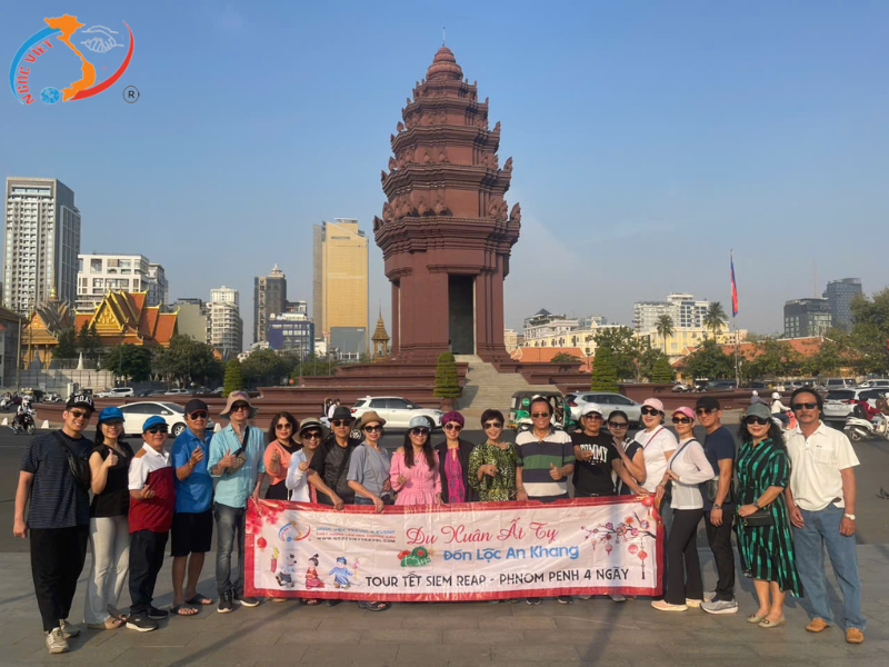 TOUR CAMPUCHIA, SIEM REAP - PHNOM PENH - BIỂN HỒ TONLE SAP - XE LIMOUSINE, KS 4 SAO