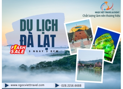 TOUR ĐÀ LẠT - THÀNH PHỐ NGÀN HOA - BESTSELLER MÙA TẾT BÍNH NGỌ